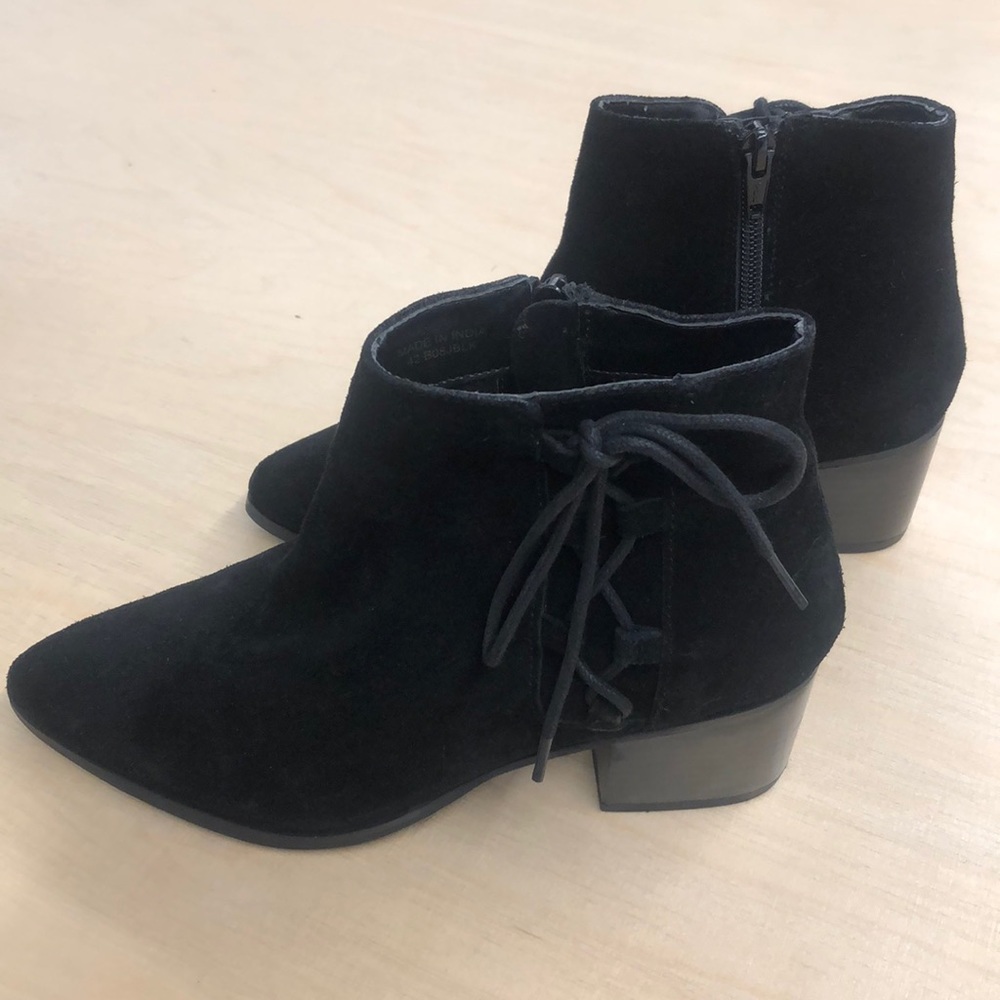 SOLD! Topshop Suede Booties